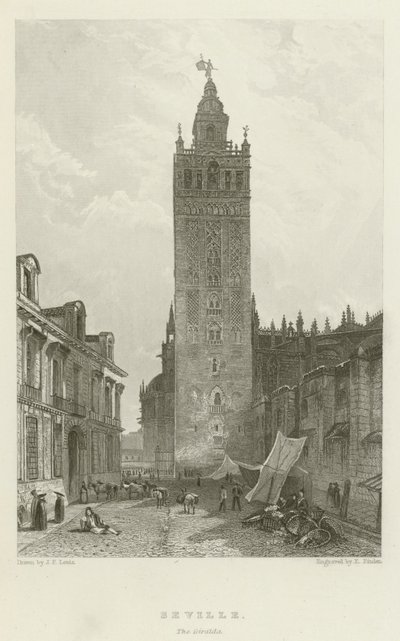 Sevilla, Giralda od after John Frederick Lewis