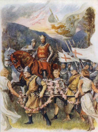 Přinášíme korunovační kámen Scone od after John Henry Frederick Bacon