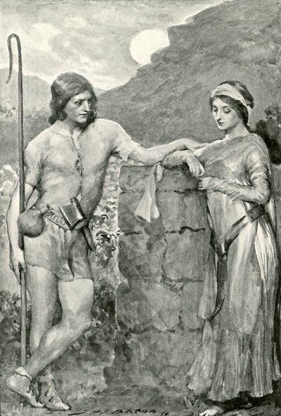 Olaf a Sigrid od after John Henry Frederick Bacon