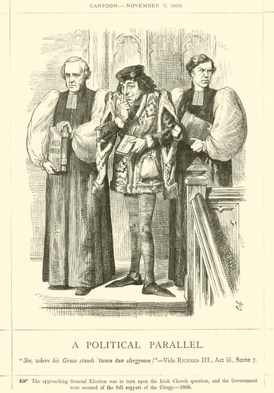 Politická paralela od after John Tenniel