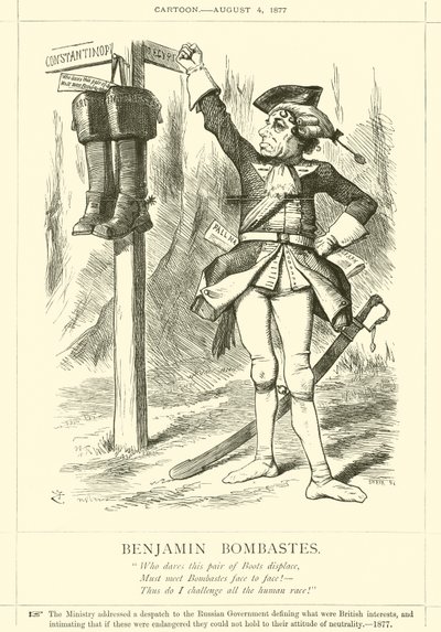 Benjamin Bombastes od after John Tenniel