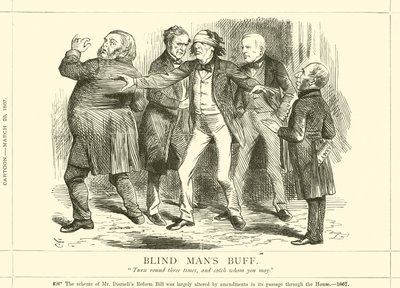 Hra na slepou bábu od after John Tenniel