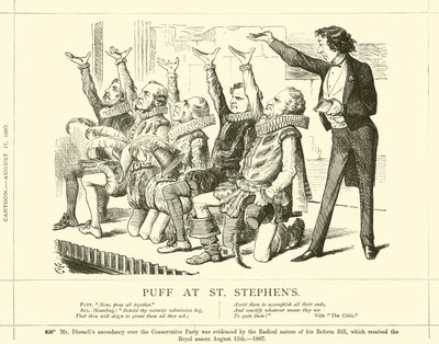 Puff at St Stephens od after John Tenniel