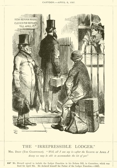 Neodolatelný nájemník od after John Tenniel