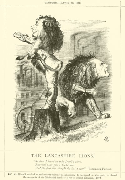 Lancashire Lions od after John Tenniel