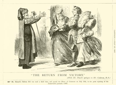 Návrat z vítězství od after John Tenniel