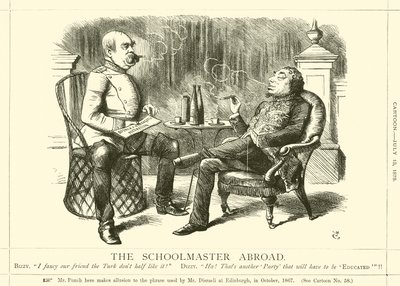 Učitel v zahraničí od after John Tenniel
