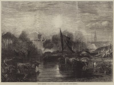 Pohled na Abingdon od after Joseph Mallord William Turner