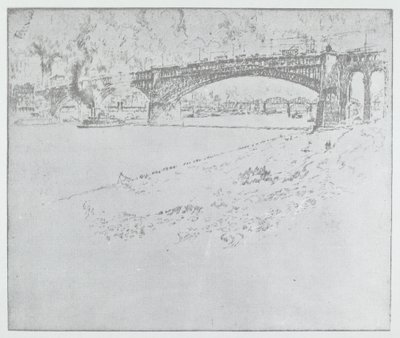 The Eads Bridge, St. Louis [nahoru] od after Joseph Pennell