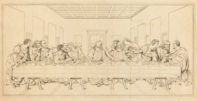 Poslední večeře od after Leonardo da Vinci
