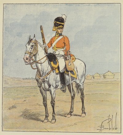 Armee anglaise, Dragon ecossais, Scotch-Greys od after Louis Charles Bombled
