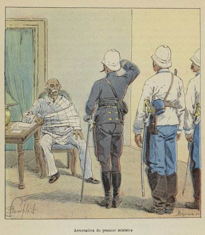Zatčení premiéra od after Louis Charles Bombled