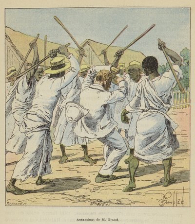 Atentát na M Granda od after Louis Charles Bombled