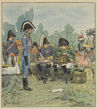 Berthier vzal na vědomí od after Louis Charles Bombled