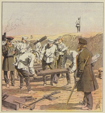 Stavba Transsibiře od after Louis Charles Bombled