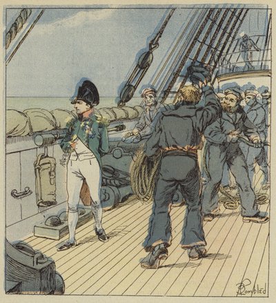 V prvních dnech posádka projevovala velkou zvědavost od after Louis Charles Bombled