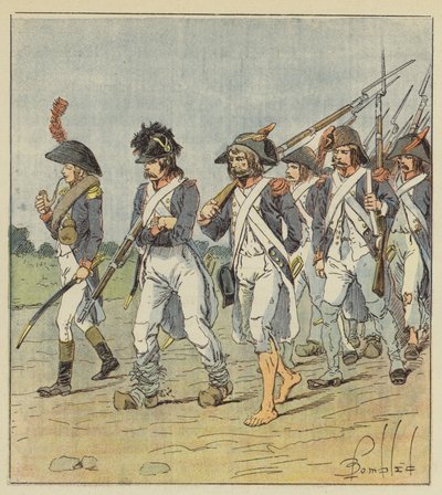 Denument de larmee dItalie od after Louis Charles Bombled