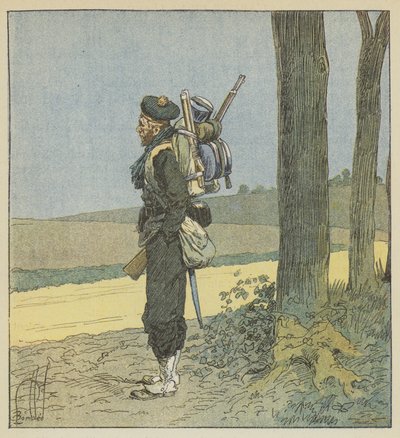 Fusilier marin od after Louis Charles Bombled