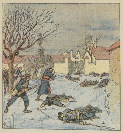 Peytavinova divize v bitvě u Poupry od after Louis Charles Bombled