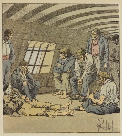 Většina našich dobrých námořníků byli vězni v Anglii od after Louis Charles Bombled