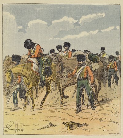 Larmee procházel tímto prostorem s obtížemi od after Louis Charles Bombled