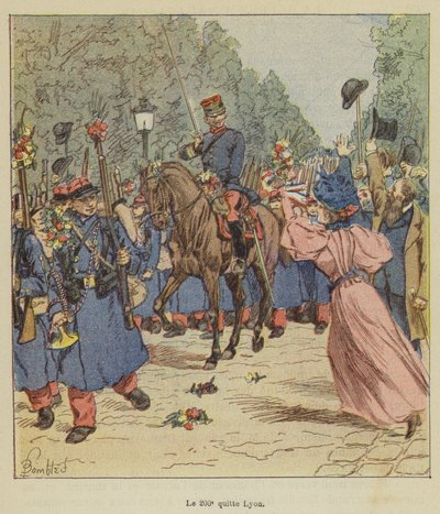 200. opouští Lyon od after Louis Charles Bombled