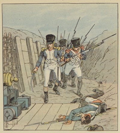 Kapitán de Chambure, vůdce této slavné společnosti atd. od after Louis Charles Bombled