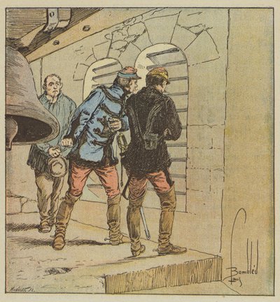 Generál Chanzy ve zvonici Terminiers od after Louis Charles Bombled