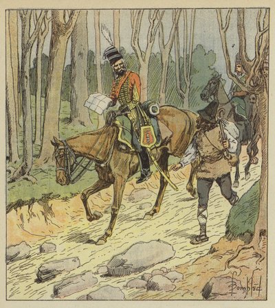Generál Stengel byl vynikající husarský důstojník od after Louis Charles Bombled