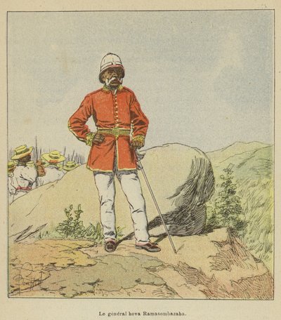 Generál Hova Ramasombazaha od after Louis Charles Bombled
