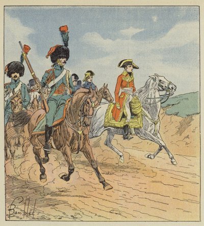 První konzul a lovci konzulární stráže, stráže od after Louis Charles Bombled