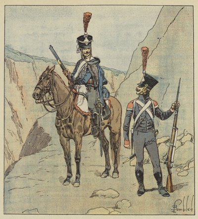 Provincie sousedící s Turky měly chorvatské pluky od after Louis Charles Bombled