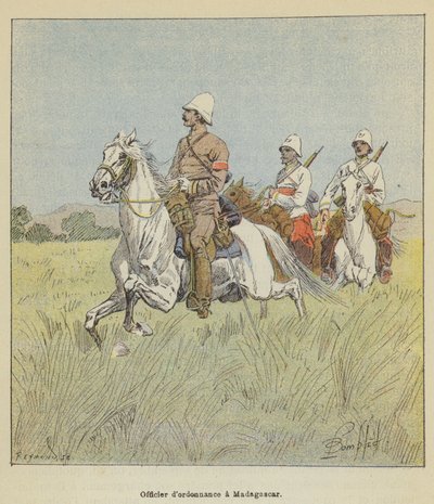 Ordinační důstojník na Madagaskaru od after Louis Charles Bombled