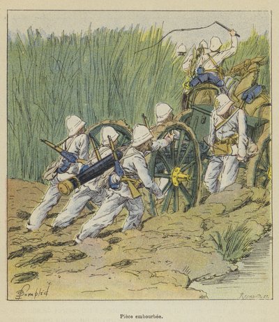 Kus embourbee od after Louis Charles Bombled