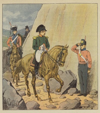 Napoleonova promenáda od after Louis Charles Bombled