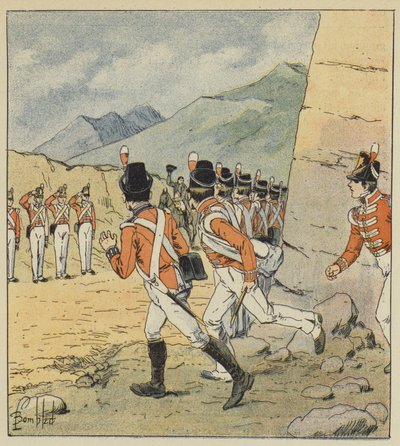 Jakého evropského vojáka, řekl císař, můj přístup nepohnul! od after Louis Charles Bombled