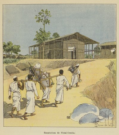 Sanatorium Nossi-Cumba od after Louis Charles Bombled