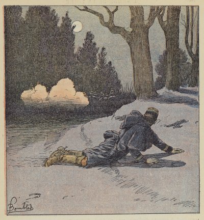 Překvapení de Chambord, podplukovník Pinelli od after Louis Charles Bombled