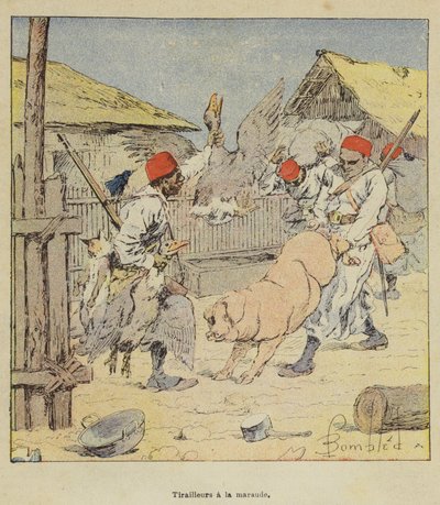 Marauding Skirmishers od after Louis Charles Bombled