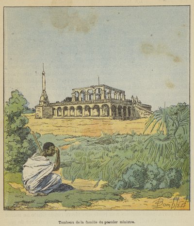 Rodinná hrobka premiéra od after Louis Charles Bombled