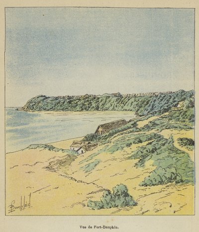Pohled na Fort-Dauphin od after Louis Charles Bombled