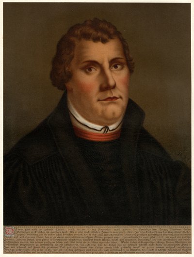 Martin Luther od after Lucas Cranach the Elder