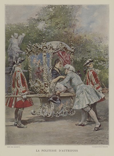 Zdvořilost minulosti od after Ludovico Marchetti