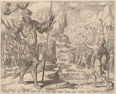 Setkání Davida s Goliášem od after Maerten van Heemskerck