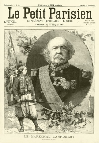 Maršál Canrobert, francouzský voják od after Nadar