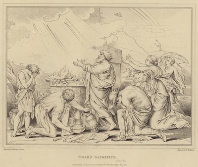 Noemova oběť, Genesis od after Nicolas Poussin