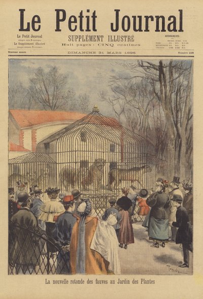 Nový výběh pro divoká zvířata v Jardin des Plantes od after Oswaldo Tofani