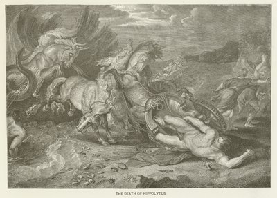 Smrt Hippolyta od after Peter Paul Rubens