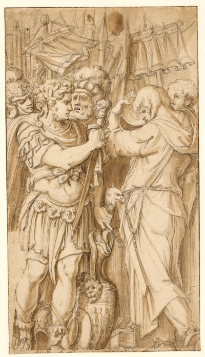 Scéna z římské historie od after Polidoro da Caravaggio