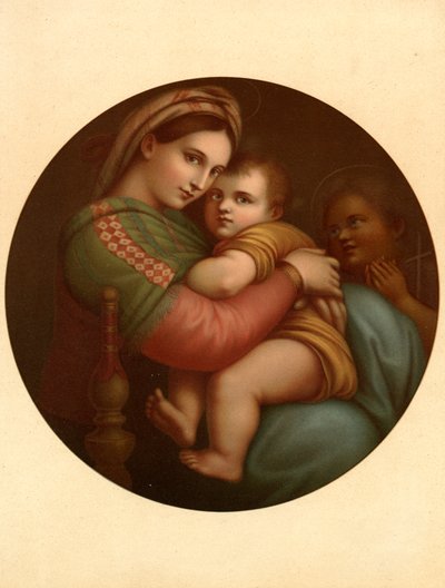 Madonna předsedkyně od after Raphael